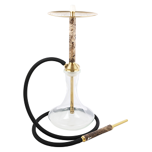 Special Hookah Chrome GOLD - ANTIQUE