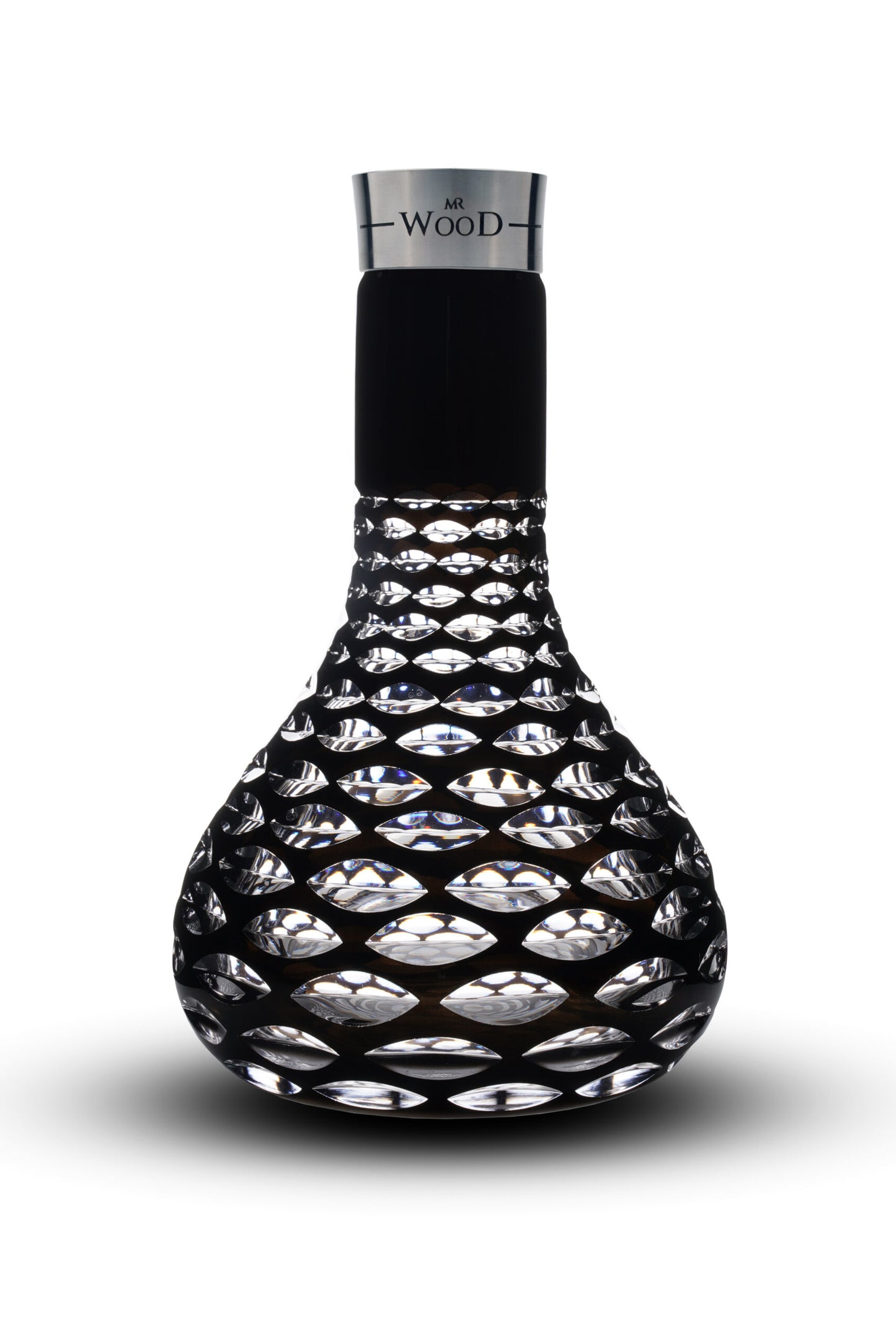 Mr Wood Hookah Vase Black Tornado