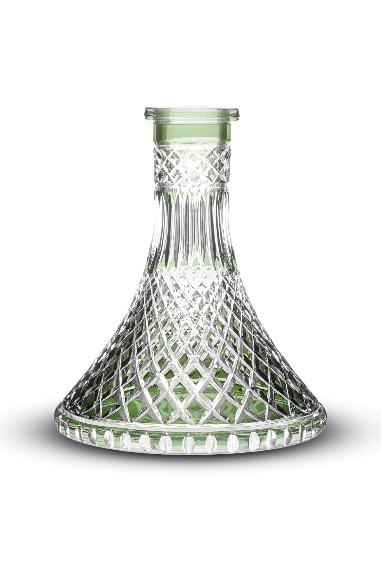 Mr Wood Antique Vase Green Dahlia