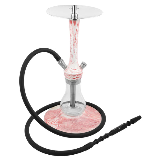 Huslta Pinokkio Hookah - Pink & Silver