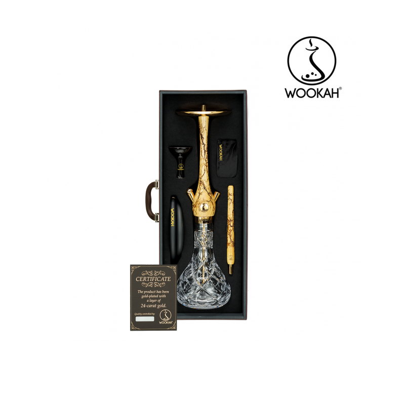 24k Gold plated WOOKAH Olives Grom Set