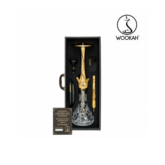 24k Gold plated WOOKAH Olives Grom Set