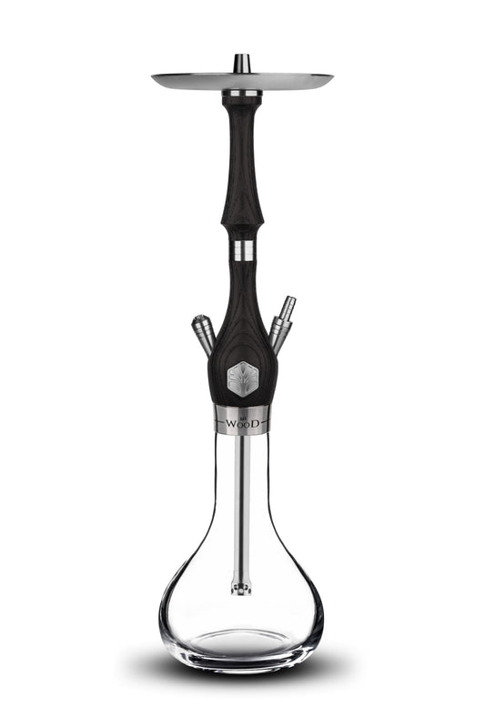 Mr Wood Hookah Body Black Craft