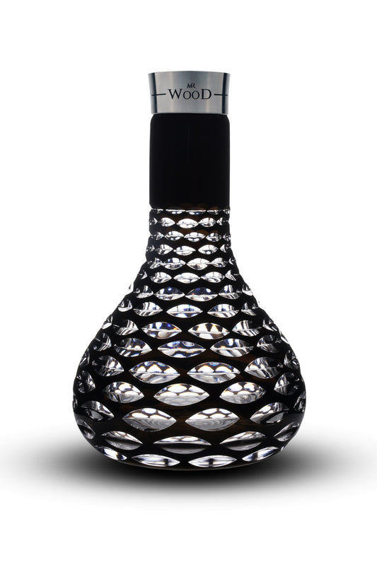 Mr Wood Hookah Vase Black Tornado