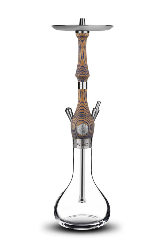 Mr Wood Hookah Body Blue Craft