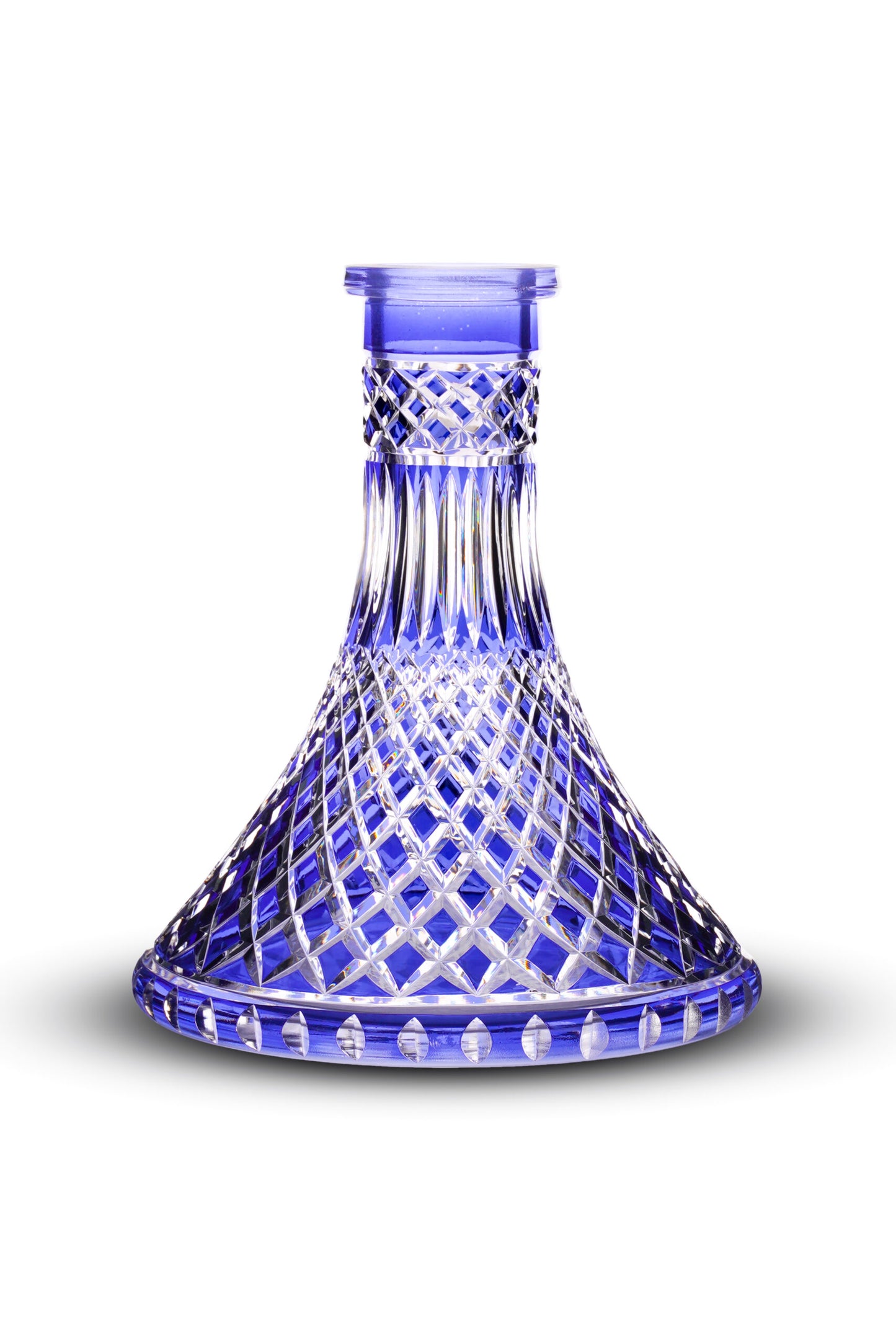 Mr Wood Antique Vase Blue Dahlia