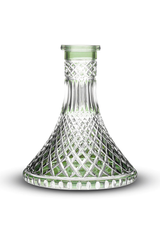 Mr Wood Antique Vase Green Dahlia